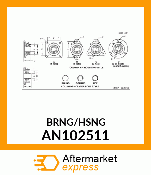 BEARING ASSY AN102511