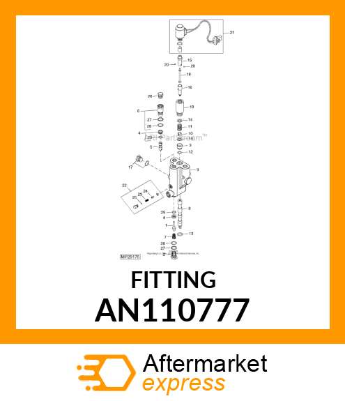 PLUG ASSY PORT ADAPTOR AN110777