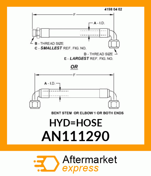 Hydraulic Hose AN111290