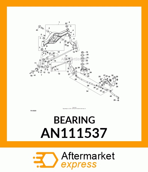 BEARING SEALED BALL AN111537