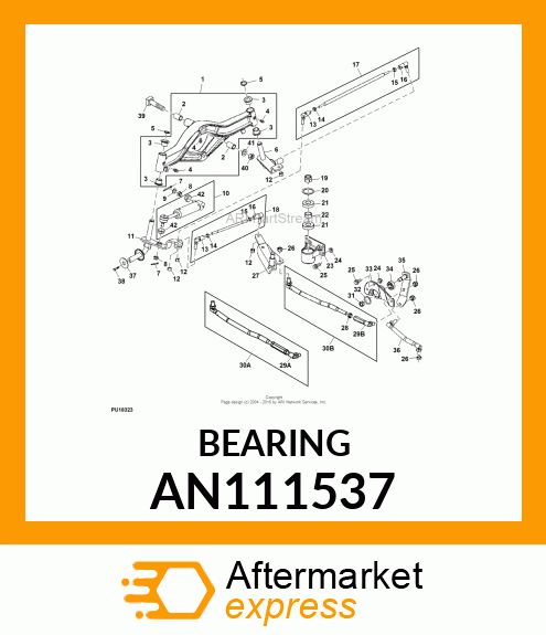 BEARING SEALED BALL AN111537