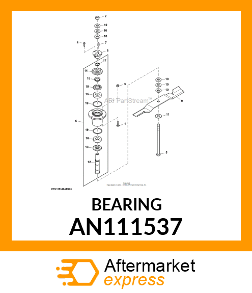 BEARING SEALED BALL AN111537