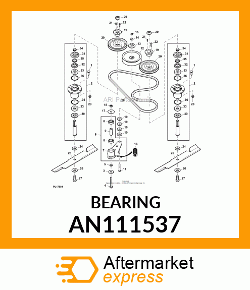 BEARING SEALED BALL AN111537