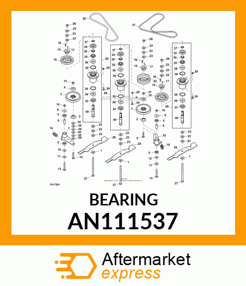 BEARING SEALED BALL AN111537