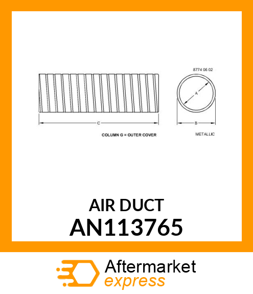 Air Duct AN113765