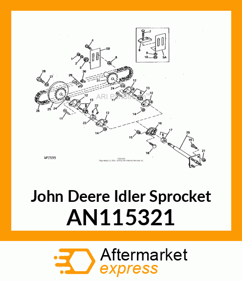 SPROCKET ASSY AN115321