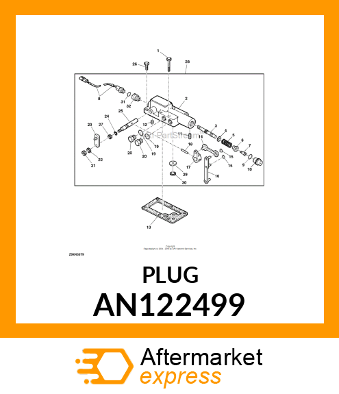 HEX. SOCKET SET SCREW AN122499