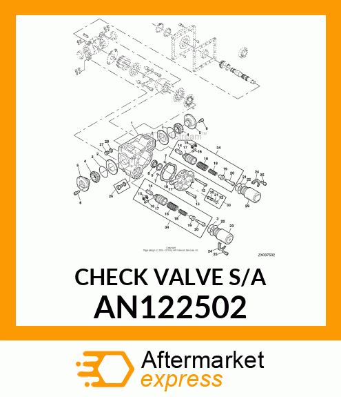 CHECK VALVE S/A AN122502