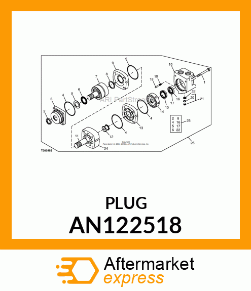 Fitting Plug AN122518