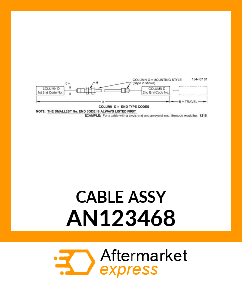 CABLE ASSY AN123468