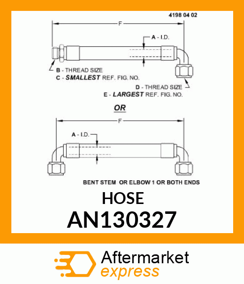 HOSE HYD AN130327