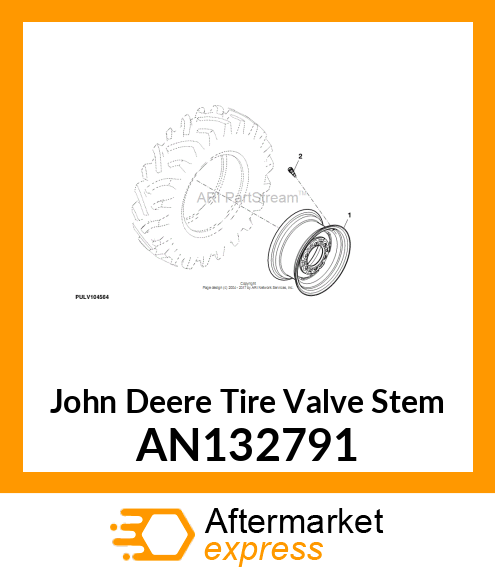 VALVE TUBELESS TIRE AN132791