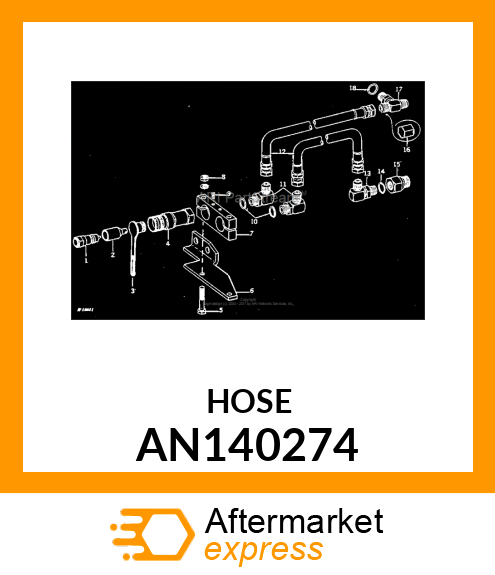 HYDRAULIC HOSE AN140274