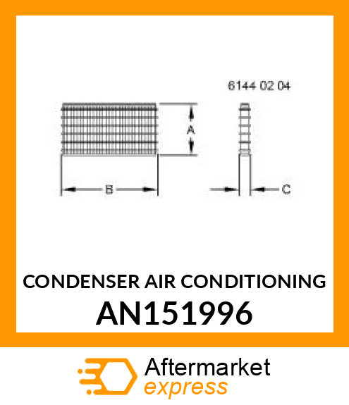 CONDENSER AIR CONDITIONING AN151996