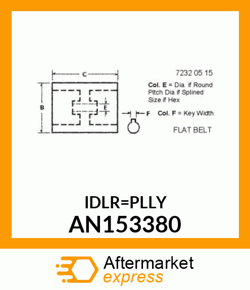 PULLEY AN153380