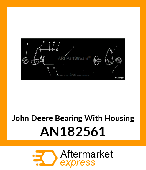 BEARING, HOUSING, amp; LOCK COLLAR AN182561