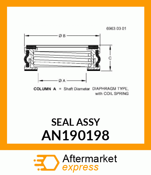 SEAL ASSY AN190198