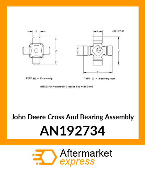 BEARING ASSY AN192734