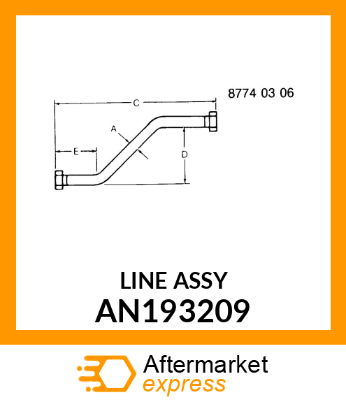 LINE ASSY AN193209