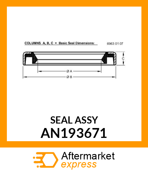 SEAL ASSY AN193671