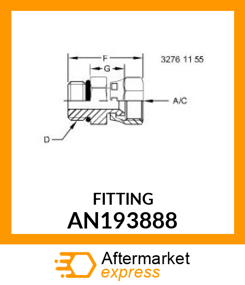 FITTING STRT. CONN. AN193888