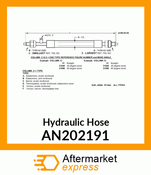 Hydraulic Hose AN202191