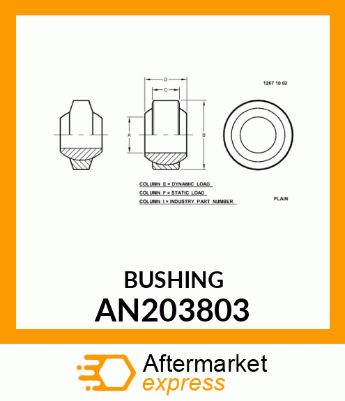 Aligning Bushing AN203803