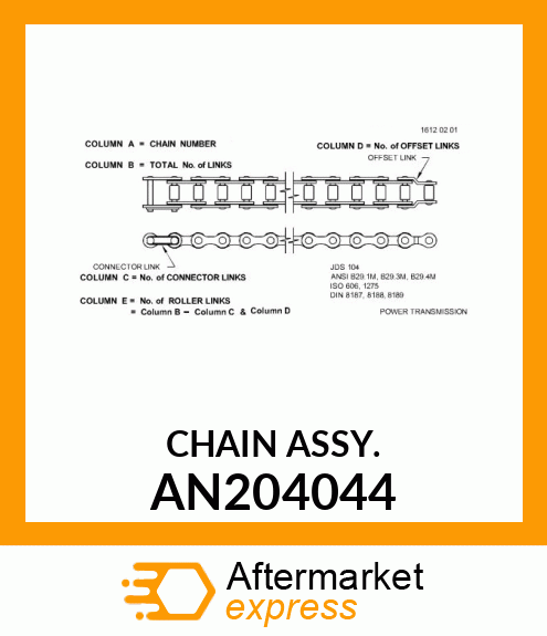 CHAIN ASSY. AN204044