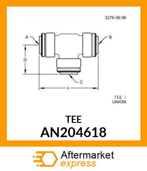 FITTING AN204618