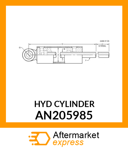 LEVEL CYLINDER AN205985