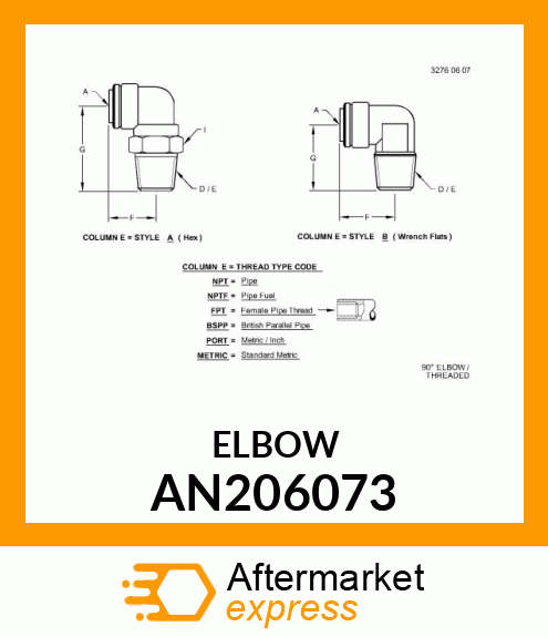 FITTING AN206073