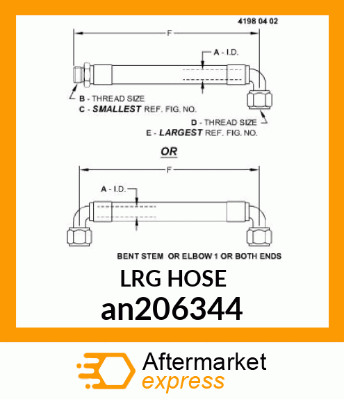 HYDRAULIC HOSE an206344