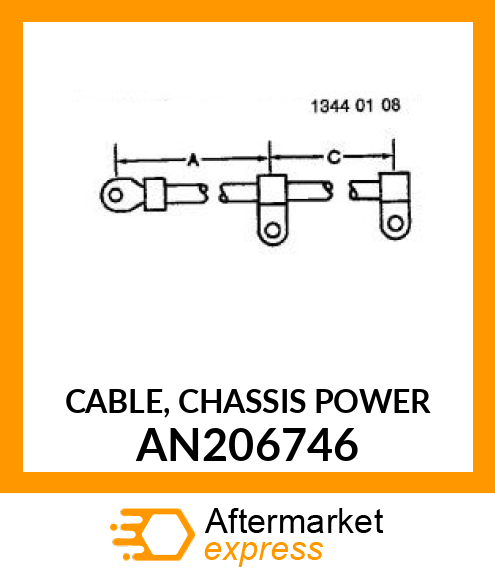 CABLE, CHASSIS POWER AN206746