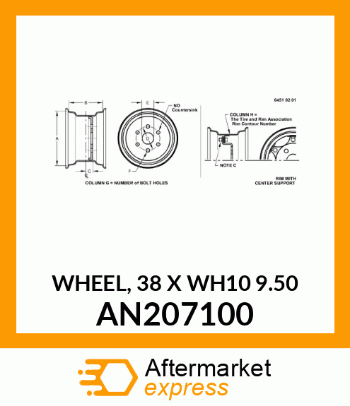 Wheel AN207100