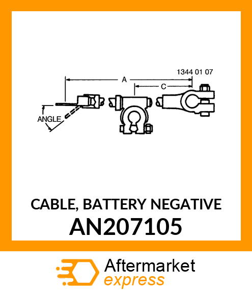 CABLE, BATTERY NEGATIVE AN207105