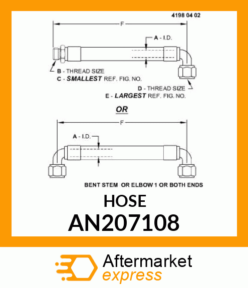 HYDRAULIC HOSE AN207108