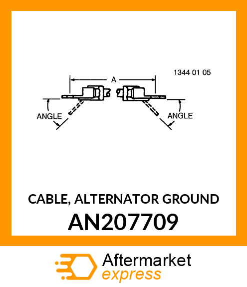 CABLE, ALTERNATOR GROUND AN207709