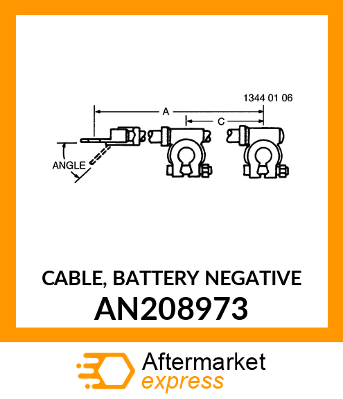 CABLE, BATTERY NEGATIVE AN208973