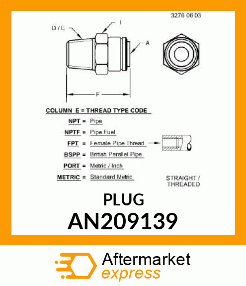 FITTING AN209139