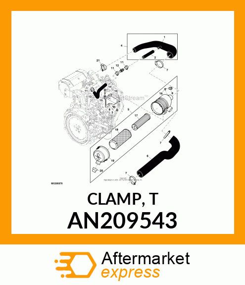 CLAMP, T AN209543
