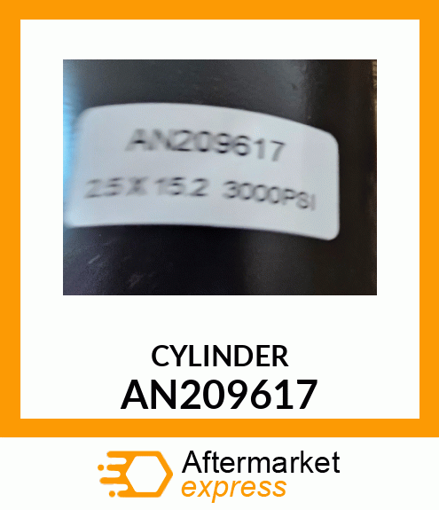 HYDRAULIC CYLINDER, 63.5X38.1 AN209617