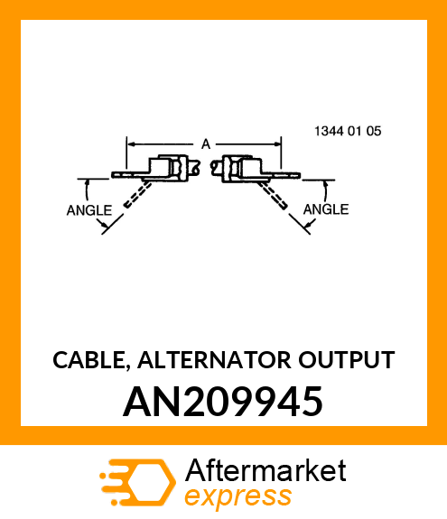 CABLE, ALTERNATOR OUTPUT AN209945