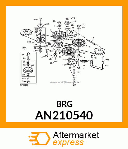 BEARING, BALL AN210540