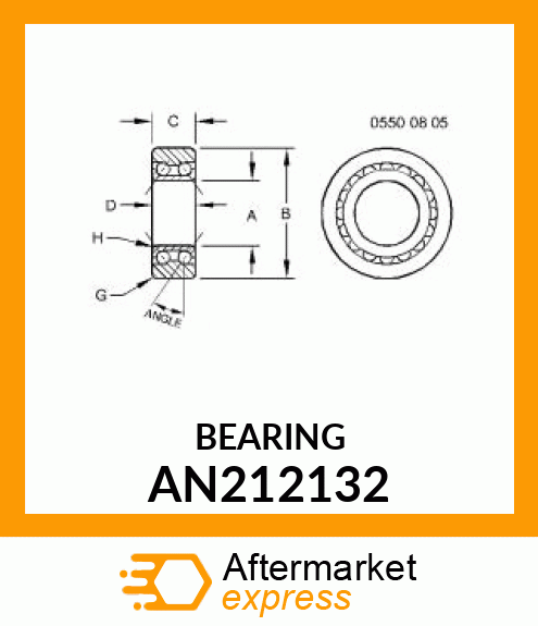 BEARING AN212132