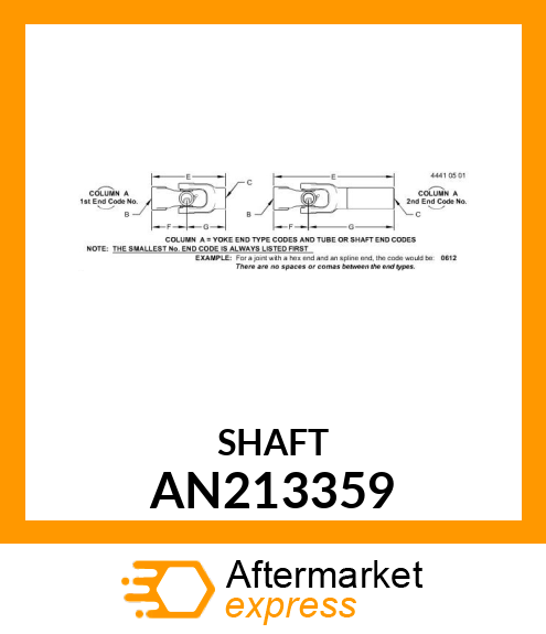 TUBE ASSY, U AN213359