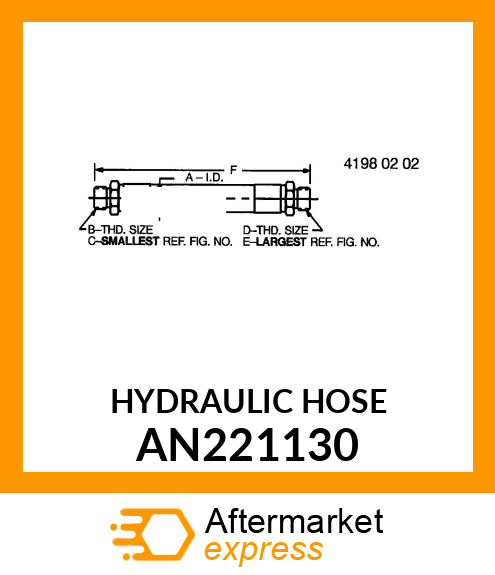 HYDRAULIC HOSE AN221130