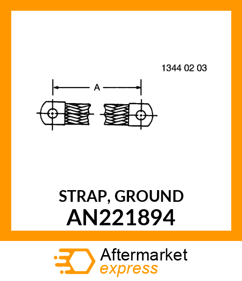 STRAP, GROUND AN221894