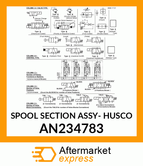 SPOOL SECTION ASSY AN234783