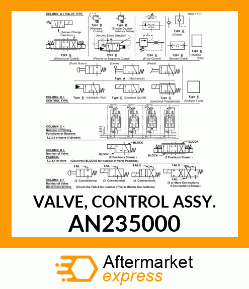 VALVE, CONTROL AN235000