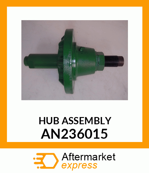 HUB, HUB amp; SPINDLE ASSY AN236015